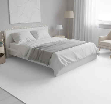 Tapis vinyle blanc éclatant - TenStickers