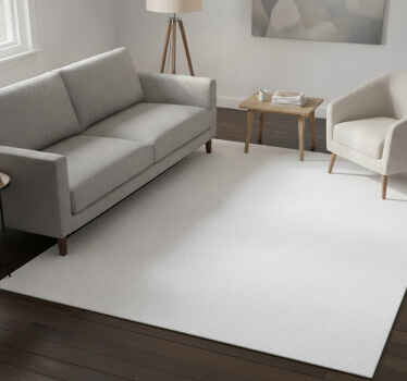 Tapis vinyle blanc occultant - TenStickers
