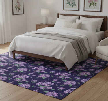 Vinyl teppich lila in lila - TenStickers