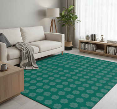 Vinyl teppich grün mit muster für st. patrick's day - TenStickers
