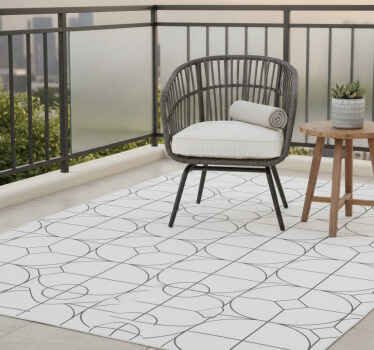 Buitenvinyltapijt klassiek stijl elegant patroon - TenStickers