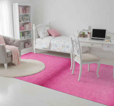 Tapis vinyle rose brique rose intense - TenStickers