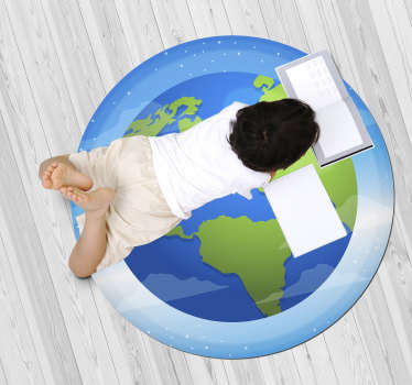 Wallstickers verdenskart Wallstickers verdenskart