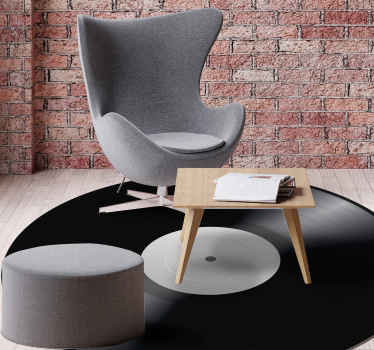 黑胶唱片老式乙烯地毯 - TenStickers