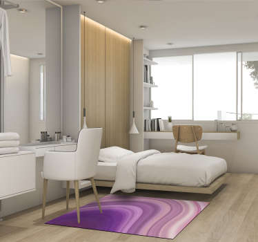 Vinyl Teppich Textur wirbelnder violetter farbverlauf - TenStickers