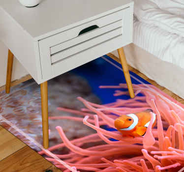 tapis vinyle animal Poisson clown - TenStickers