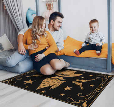 Tapis vinyle pour enfants thème cowboy - TenStickers