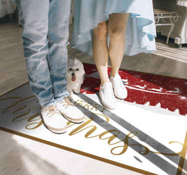 χαλί σαλόνι βινυλίου με κύματα - TenStickers