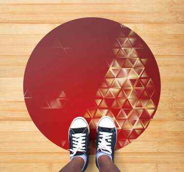 Vinyl Teppich geometrisch geometrische ombre-kugel - TenStickers