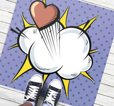 Pop art comic vintage χαλί - TenStickers