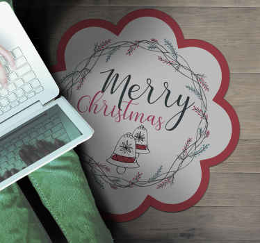 Christmas bells Christmas tree mat - TenStickers