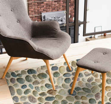 乙烯基地毯质地 鹅卵石艺术品 - TenStickers