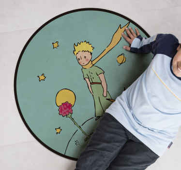 Alfombra vinílica infantil personaje de libro de cuentos - TenVinilo