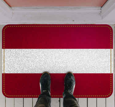 Vinylteppich Wohnzimmer Österreich flagge - TenStickers