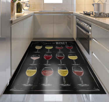type of wines black custom rug - TenStickers