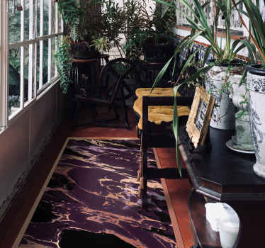 Marbled Pattern marble vinyl rug - TenStickers