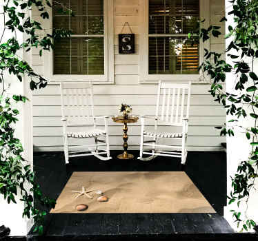 Tapis vinyle extérieur élégance en bord de mer - TenStickers