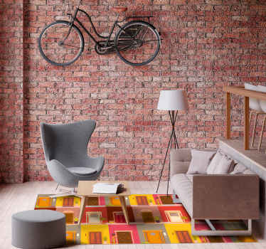 Døre på gulvtæppet moderne tæppe - TenStickers