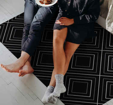 Geometrik zarif çizgiler geometrik kilimler - TenStickers