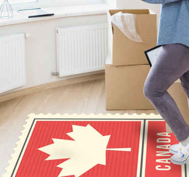 Vinylteppich Spruch Kanadisches ahornblatt - TenStickers