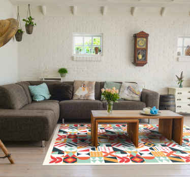 different patterns mosaic floor tiles - TenStickers