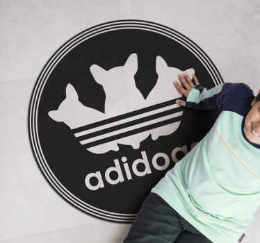 Adidogi smiješni životinjski vinil tepih - TenStickers