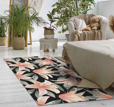 ρετρό χρώμα λουλουδάτο μοτίβο κουβέρτα - TenStickers