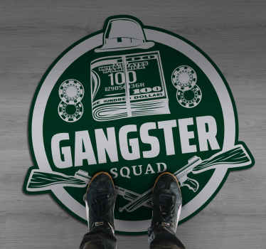 Tapete vintage esquadrão de gangsters - TenStickers
