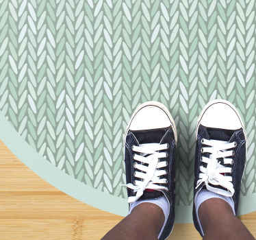 Alfombra vinílica rayas patrón de rayas retorcidas - TenVinilo