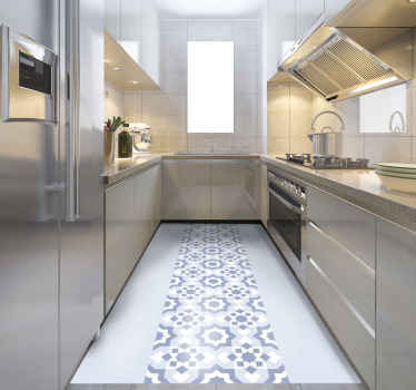 Vinyl Teppich Küche küchenfliesenläufer - TenStickers
