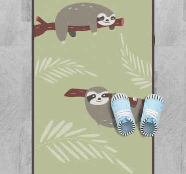 Opušteno lijeni životinjski tepih nacrtan - TenStickers