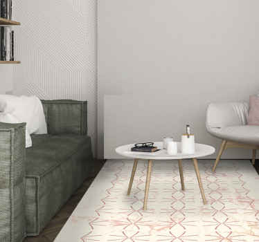 Geometriai csillag minta Vinil szőnyeg nappali - TenStickers