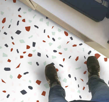 Smukke stenmosaikgulvfliser - TenStickers