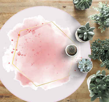 Abstraktni akvarel minimalistična vinilna preproga - TenStickers