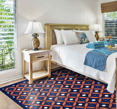 Geometrik desenli ekran geometrik pvc halı - TenStickers