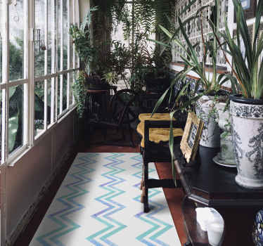 Nijanse plavog kamena cik-cak podne pločice - TenStickers