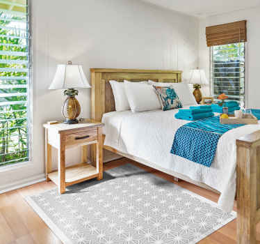 Geometrik desen vurgusu geometrik pvc halı - TenStickers