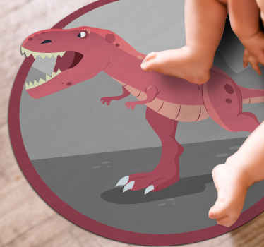 Dinosaurus speeltijd vinyl tapijt kind - TenStickers