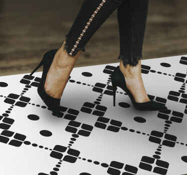 Retro ploščice na tleh na hodniku - TenStickers