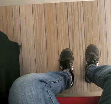 Vinyl Teppich Textur holzstreifen - TenStickers