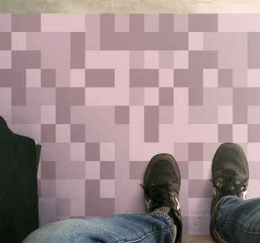 Pixelated Camouflage geometric vinyl rug - TenStickers