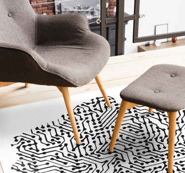 Dywan winylowy Polska abstrakcyjna mapa - TenStickers