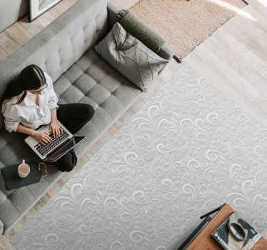 Vinyl Teppich Textur wirbelnde eleganz - TenStickers