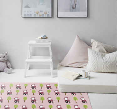 Vinil podovi djeca razigrani uzorak kamiona - TenStickers