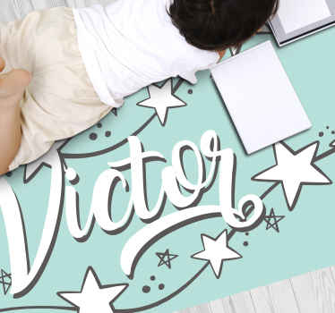 Testreszabható stardust Vinil szőnyeg nevekkel - TenStickers