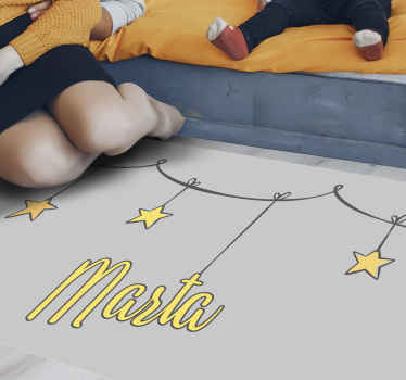 Vinil podovi s imenima prilagođeni zvjezdani - TenStickers