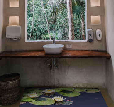 ρεαλιστικός λωτός σε χαλί από λιμνούλα - TenStickers