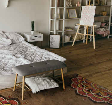 Tapis vinyle mandala ornementation de mandalas - TenStickers