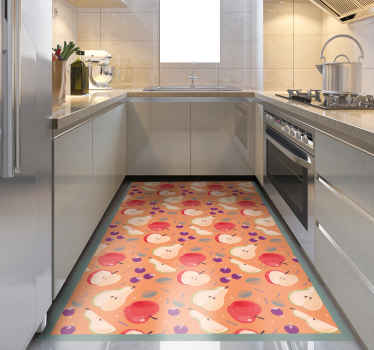 Charming Hedgehogs animal vinyl rug - TenStickers