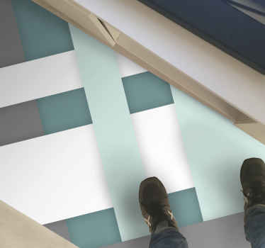 Vinylteppich Vintage Geometrische 3D figuren - TenStickers